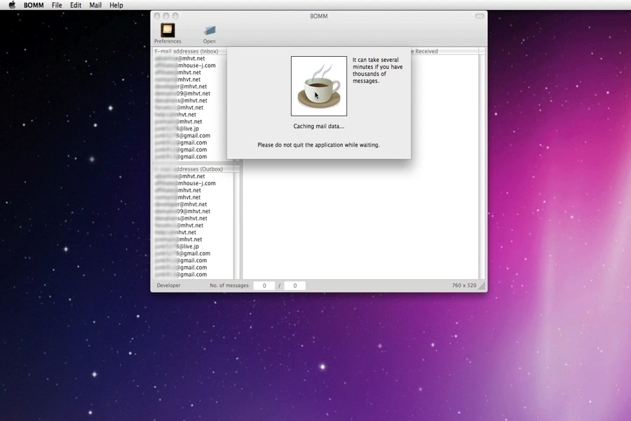 Mac software BOMM