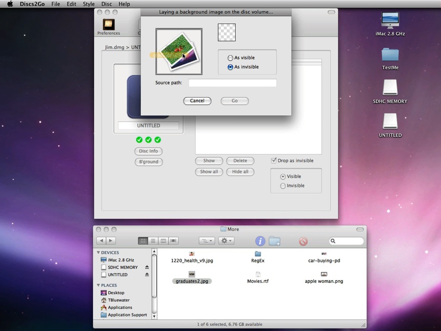 Mac software Discs2Go