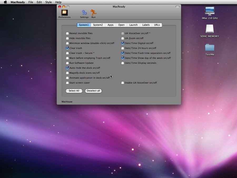 Mac software MacReady