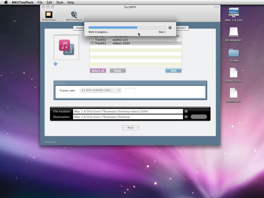Mac software MKVToolPack 2