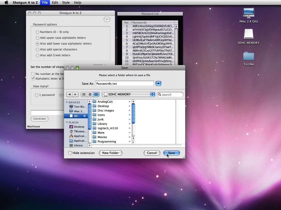 Mac software Shotgun A to Z